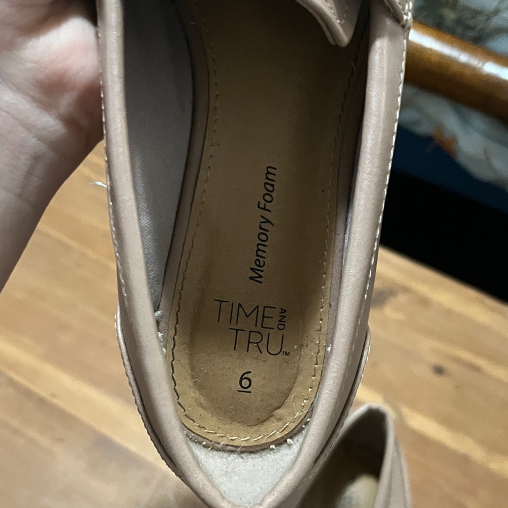 Women's Muted Dusty Rose Loafers. - Picture 2 of 5